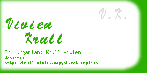 vivien krull business card